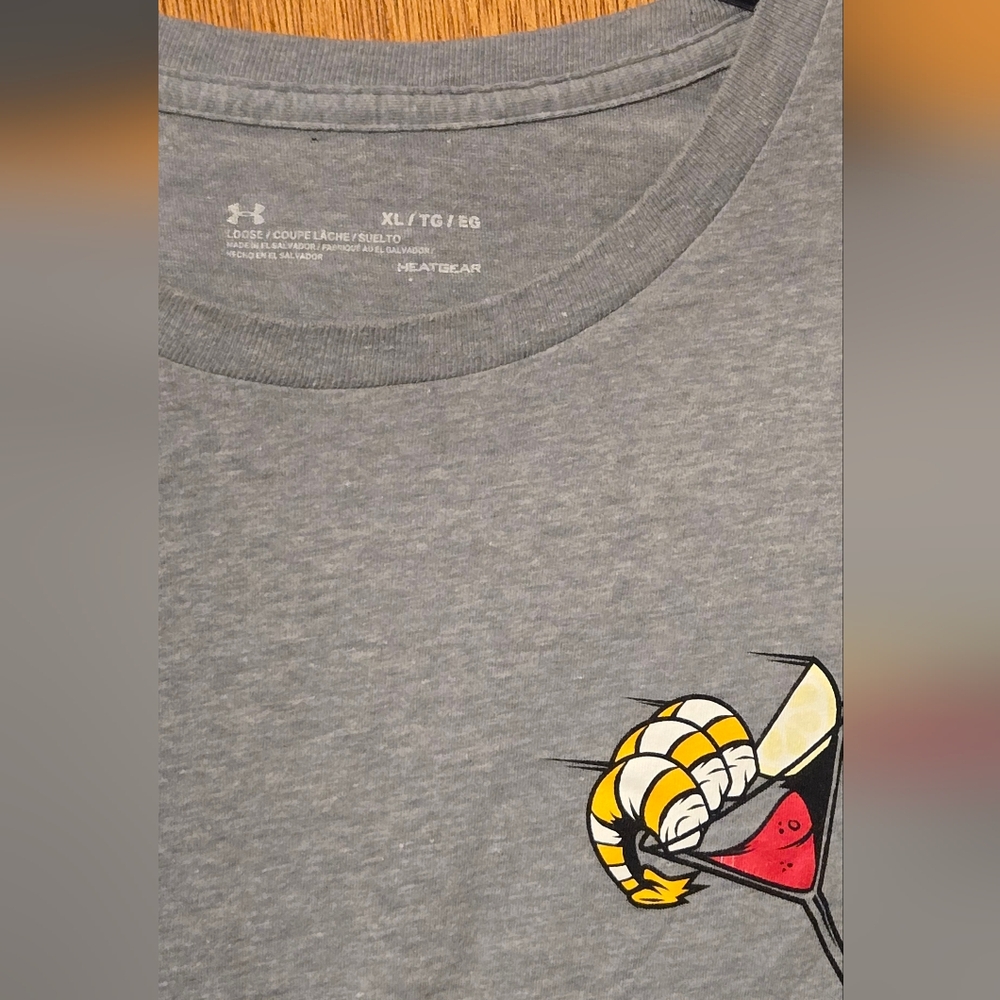 Under Armour Las Vegas Sin City Gray T-shirt SzXL - Picture 5 of 8